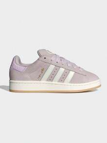 Adidas Giày thể thao cổ điển Clover Women's CAMPUS 00S Bread Shoes. - Tím/trắng - Xem 1