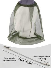 两件套户外钓鱼帽，带防蚊网，透气防晒面罩，配有驱蚊夹，钓鱼爱好者防护装备 - A - 查看 8