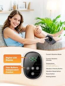 Máy mát xa chân điện đa năng, máy mát xa chân có chức năng sưởi ấm, rung, sạc USB, 4 mức độ sưởi ấm, 4 chế độ mát xa + 4 mức cường độ, giúp thư giãn cơ chân và bắp chân - Sử dụng tại nhà và khi đi du lịch, thư giãn và làm việc văn phòng, quà tặng cho cha mẹ và người lớn tuổi. - Nhiều màu - Xem 9