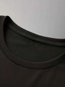 Men T-Shirts - 1 Men's Top - Black - View 3