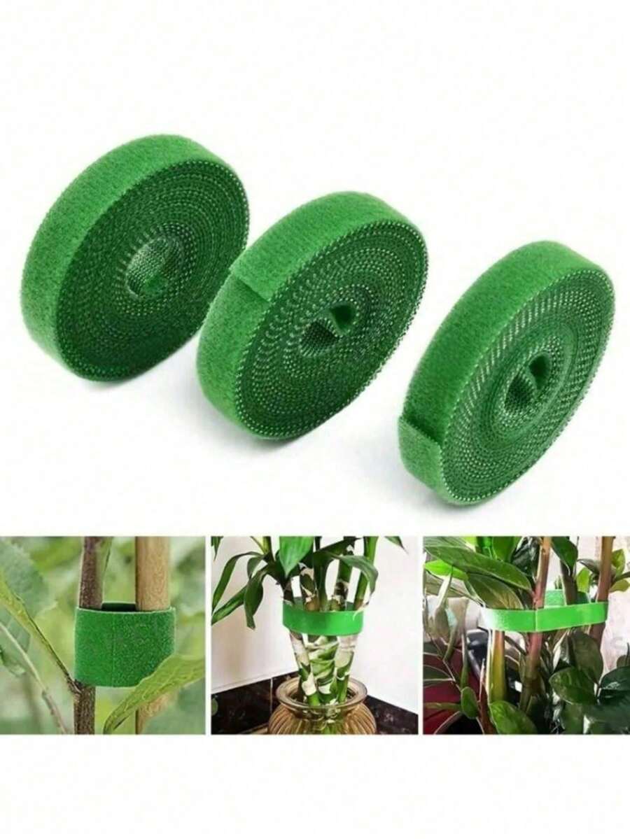 1/2 cuộn băng dính ma thuật nhỏ dùng trong vườn, băng dính cố định cây trồng, băng dính buộc cành cây, dây buộc cành cây, vật tư trồng cây hoa trong vườn, vật tư làm đẹp cho ban công sân vườn, phụ kiện chậu cây và thùng chứa. - màu xanh lá - Xem 1