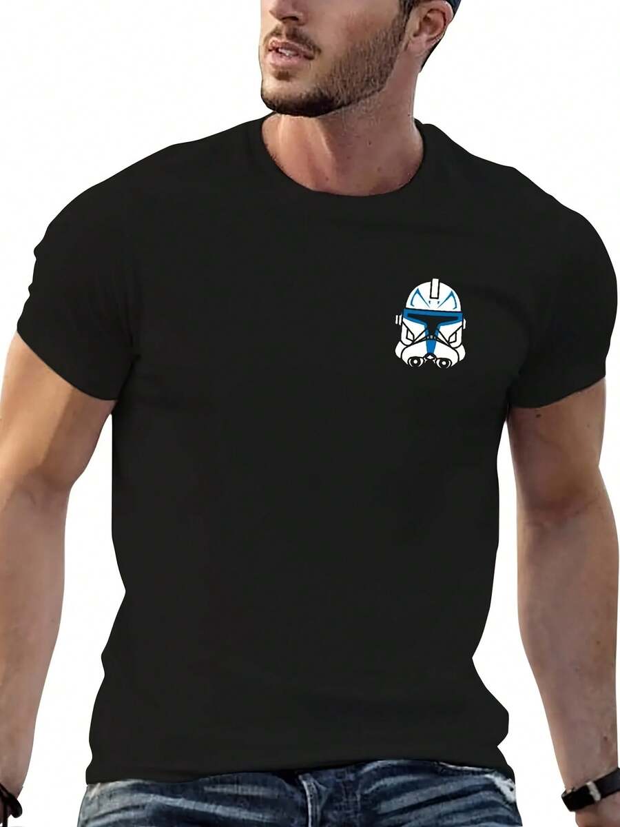 Clone Trooper Rex - 501st Legion Phase 2 T-Shirt Anime T Shirts Oversize T Shirt For Man T-Shirt - hình dạng - Xem 1