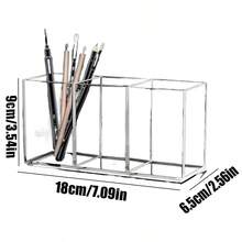 1PC Multifunctional And Multi Color Three/Two Compartment Storage Box - Kitchen Utensil Rack, Suitable For Forks, Knives, Spoons, And Silverware - Makeup Brush Small Item Storage, Desktop Organization And Summary, Lightweight Desktop Storage Solution - Multicolor - View 7