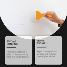 多用途墙面修补套装，墙面破损填充剂，防水墙面腻子，适用于翻新和覆盖 - A - 查看 4