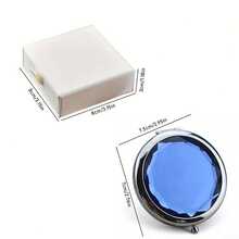 Personalized Compact Mirror With Name , Custom Engraved Pocket Mirror, Custom Foldable Makeup Mirror For Wedding Party Favors - Multicolor - View 5
