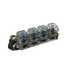 Keyboard Stress Relief Toy 4-In-1 Keyboard Button Fidget Clicker, Button Pressure Release Fingertip Toy, Anxiety Relief Cute Stress Relief Keychain, Backpack Pendant Accessory, Friend Gift - Multicolor - View 13