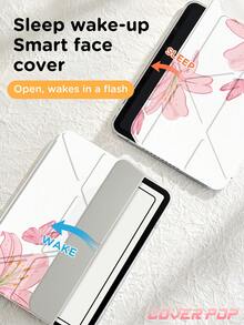 Ốp bảo vệ hình hoa ly, tương thích với iPad Air 4/5 10.9", 7/8/9 10.2", 10 2022 (10.9"), 11 (A16) 2025 (11"), Air 8 (M4) 2026 (11"), tích hợp khe cắm Apple Pencil, cũng tương thích với Samsung Galaxy Tab A9 11", Tab A9 8.7", kiểu dáng dễ thương, thích hợp làm quà tặng cho mùa tựu trường, ngày Valentine, năm mới. - Nhiều màu - Xem 5