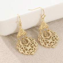 Vintage Gold Earrings - Vintage Inspired Dangerous Earrings, Handmade Jewelry - Gold - View 6
