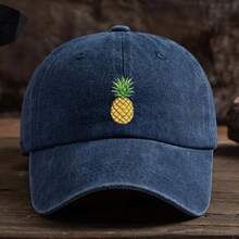 Men Baseball Cap - Navy Blue - View 12