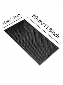 PVC Bar Mat, Table Mat, Filtering Mat, Bar Counter Drainage Mat, Rectangular Coffee Table Drainage Mat, Kitchen Sink Drainage Mat, Non-Slip Kitchen Mat Suitable For Sink Edges, Natural Sanitary Kitchen Essentials, Home And Kitchen Decor, Part Of Autumn/Winter Comfort Style And Christmas Decor - Multicolor - View 2