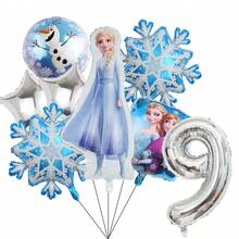 雪公主主题气球装饰，适合生日派对。生日快乐气球套装。这是完美的生日礼物。性别揭晓派对墙面装饰气球。 - 套裝氣球 - 查看 19