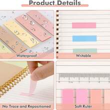 200 Nhãn dán chỉ mục 1 Giấy nhãn văn phòng phẩm Giấy ghi chú đồ dùng học tập cho học sinh Mùa tựu trường - Một cỡ - Xem 3