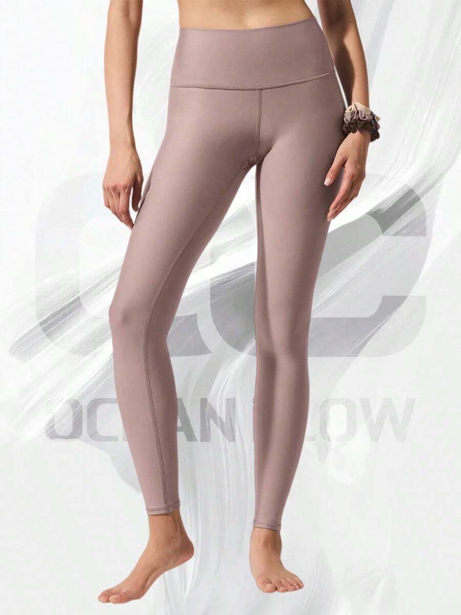 High-Waist Airlift Legging - Taupe - View 1