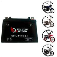 YB6L-B 12V High Performance Motorcycle Battery For FT125 / Forza125 / RC150 - 黑色 - 查看 4