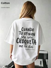Women T-Shirts - White- - View 5