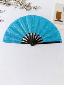 Quạt cầm tay lấp lánh thời trang - Quạt gấp có kim tuyến, lý tưởng cho các sự kiện lớn, bãi biển, lễ hội, đám cưới và các bữa tiệc thời trang. - nhiều màu - Xem 9