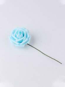 1pc 25pcs/Set Dyed PE Foam Artificial Rose Flowers 8cm With Stem, Decorative Wedding Bouquet - Multicolor - View 15