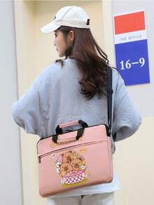 15.6-16 英寸笔记本电脑单肩包，适用于笔记本电脑、Chromebook 等电脑，兼容 15.6 英寸笔记本电脑 - 長方形 - 查看 3