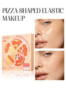 Bộ 5 bông mút trang điểm hình pizza, chất liệu mềm mại và đàn hồi, thiết kế tam giác 3D, bám dính tốt vào mặt, dày dặn, không thấm hút, dụng cụ trang điểm hàng ngày dành cho người yêu thích trang điểm. - Màu be - Xem 1