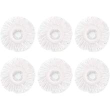 3 Pack Spin Mop Replacement Heads, Microfiber Mop Refills Compatible With Hurrica, Mopnad, Cassabel & Other 360 Spin Mop Systems, White - 6 cái màu trắng - Xem 12