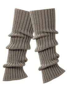 1 par de calentadores de piernas de estilo Lolita de colores caramelo, combinados con calentadores de piernas cálidos para otoño e invierno, acogedores - Multicolor - Ver 22