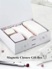 1pc Personalized Gift Box, Wedding Gift Box, Magnetic Decorative Box With Lid And Ribbon, Suitable For Men And Women, Foldable Proposal Box For Christmas, Valentine's Day, Wedding, Birthday, Mother's Day - Multicolor - View 9