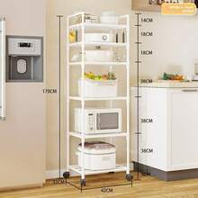 1 kệ đựng đồ nhà bếp nhiều tầng, dùng để đặt lò vi sóng, nồi cơm điện, giá đựng rau củ quả cho các thiết bị nhỏ. - Nhiều màu - Xem 10