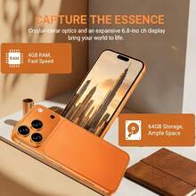 W&O 17th Generation Pro Max Android Mini Tablet Smartphone, Android 15.0 OS, 8/12GB RAM + 256/512GB ROM, 5G Dual SIM, 6.9-Inch HD Dynamic Display, 6800mAh Ultra-Long Battery Life. Perfect For Personal Use And Gifting. - Bạc - Xem 9