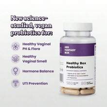 Her Fantasy B.Ox Women's Complete Health Bundle: Slippery Box For Moisture,Probiotics & Boric Acid Suppositories For PH Balance, Chlorophyll Capsules For Detox & Gut Health - 1套 - 查看 4
