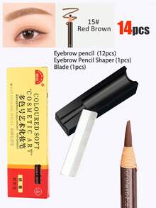 Bộ dụng cụ chăm sóc lông mày 3 trong 1: Bút kẻ lông mày, dụng cụ tạo hình lông mày, bút chì kẻ lông mày kiểu miệng vịt với thiết kế thêu, đế bút chì kẻ lông mày đa chức năng, dụng cụ tỉa lông mày thủ công, dụng cụ trang điểm, dụng cụ tỉa lông mày đa năng, dụng cụ tỉa lông mày cầm tay, cấu trúc chắc chắn, đánh bóng tinh tế, bộ dụng cụ chăm sóc lông mày 3 trong 1 - Bút chì kẻ lông mày, gọt bút chì, bút tỉa lông mày; nhỏ gọn và tiện dụng. - Nhiều màu - Xem 21