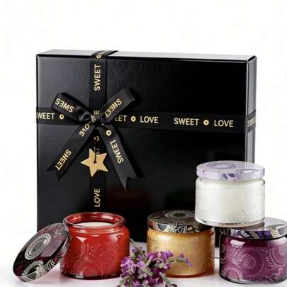 Women's Birthday Gift - Women's Care Gift - Long Burning Candle Gift Box - Suitable Birthday Gift For Wife, Friend, Mother Or Sister
