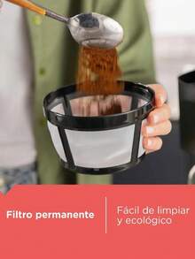 Black+Decker Programmable Coffee Maker With Permanent Filter And Automatic Brewing, 12 Cups - Above 2L - View 6