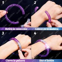 Kit 10 Pulsera Luminosa Plástico Colores Luz Led Fiesta Boda Color Multicolor - Ver 3