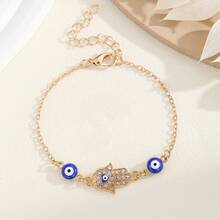 2PCS Diamond-Eyed Heart Bracelet For Women, Fashionable And Simple - SL0040-星星 - 查看 4