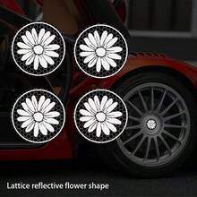 40pcs Strong White Reflective Strips, Women's Car Accessories, Car Decoration, Car Parts, Suitable For Mountain Bike Reflective Wheel Stripe Stickers, Motorcycle Wheels, Cars, Bicycles, Bicycle Reflective Stickers, Decorative Stripes, Wheel Reflective Stickers, Suitable As Gifts For Men, Car Decoration, Car Stickers - Silver - View 12