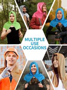 1pc Multipurpose Cooling Towel - Soft Breathable Chilling Scarf Suitable For Sports, Yoga, Gym, Golf, Camping, Running, Fitness And Other Activities. Suitable For Hot Weather, Moisture-Wicking, With UV Protection Function - Multicolor - View 5