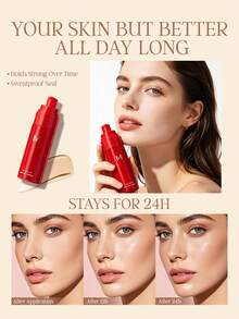 MISSHA M Glamour 液態貼合粉底液 35ML – 無瑕肌膚般妝效，輕盈可疊加遮瑕，自然光澤且全天舒適，保濕妝底，適合日常使用與送禮 - 17 Ivory - 查看 3