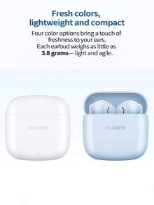Huawei Auriculares inalámbricos Bluetooth FreeBuds SE 2 - Batería de 40 horas, carga rápida, ajuste ligero y cómodo, conexión Bluetooth 5.3 estable, ideal para entretenimiento y desplazamientos - Ver 9
