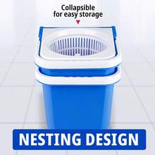 Mop Spin Mop And Bucket With Microfiber Mop Head Floor Cleaning For Hardwood Tile - 1 - 查看 7