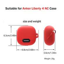 Suitable ForAnker Liberty 4 NC Bluetooth Earphone Compartment Soft Silicone Protective Case Cover - Multicolor - View 12
