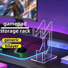 Giá đỡ trưng bày tay cầm chơi game đa năng, giá đỡ hai lớp đa năng, giá đựng thiết bị ngoại vi bằng acrylic. - Nhiều màu - Xem 6