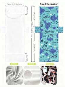 1 pieza Toalla de playa con diseño de animal marino - Suave, de secado rápido, de tela tejida súper absorbente, adecuada para viajes, yoga, natación y picnic | Diseño ligero y moderno en marrón y beige, esencial de playa | Toalla súper absorbente, manta de playa, funda para silla de playa - d - Ver 4