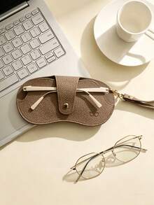 1 Bolsa Portátil para Óculos - Estojo de Mão Elegante para Óculos, Ideal para Caminhadas ao Ar Livre e Viagens a Negócios, Organizador com Design Anti-Perda, Compatível com Diversos Estilos de Óculos, Companheiro de Viagem Perfeito para Viajantes - Multicolorido - Ver 9
