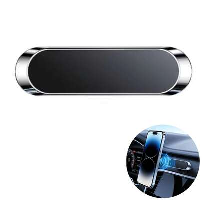Magnetic Car Phone Holder, Universal Air Vent Mount Suction Cup Holder Compatible With IPhone, Phones, Navigation Bracket No Installation Required