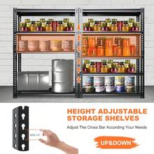 Garage Shelving Heavy Duty Storage Shelves 4/ 5 Tier Adjustable Metal Shelves - As Pic - View 3