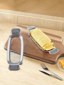 Cortador de queso de acero inoxidable 304 | Cortador de mantequilla de fundición a presión Herramienta de cocina Cortador de foie gras Divisor de queso - Regalo de Navidad - Ver 7