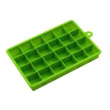 1 pieza Molde de cubo de hielo de silicona hielo minimalista liso multi cuadro para casa - Negro - Ver 8