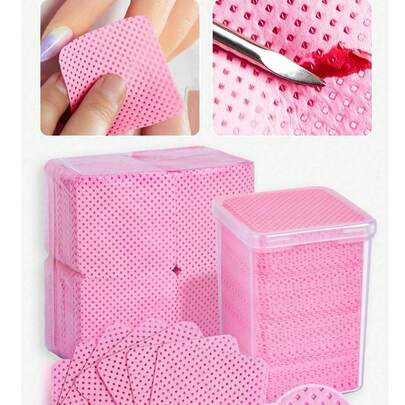 600/200/100pcs Gel Nail Polish Remover Wipes, Lint-Free Cleaning Tissues, Nail Care Supplies Wholesale, Cleaning, Manicure, Nail Polish Removal, Lint-Free Wet Wipes, Cleaning, Tissues