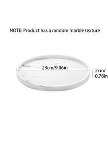 Bandeja organizadora de baño de silicona redonda, adecuada para el tocador, puede almacenar perfume, loción, velas, cosméticos, joyas, también se puede usar como plato de jabón, organizador de decoración de mesa de café de encimera - Multicolor - Ver 21