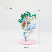 New Fairy Tale  Princess Anime Figure Desktop Decor Model - 藍裙-小馬初音袋裝 - 查看 7